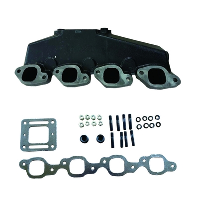 MerCruiser GM V8 Big Block 454 Motore marino con manifold e risers in ghisa