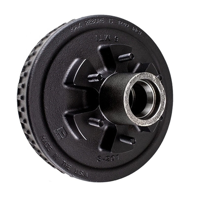 Acciai del rimorchio Parti in ghisa 10&quot; 12&quot; Mobile Home Brake Drum per 3500 7000 libbre Asse