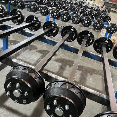 500 kg-2000 kg capacità di carico asse del rimorchio con freno a tamburo meccanico facile installazione