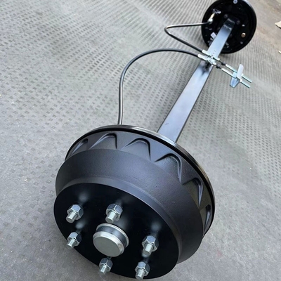 500 kg-2000 kg capacità di carico asse del rimorchio con freno a tamburo meccanico facile installazione