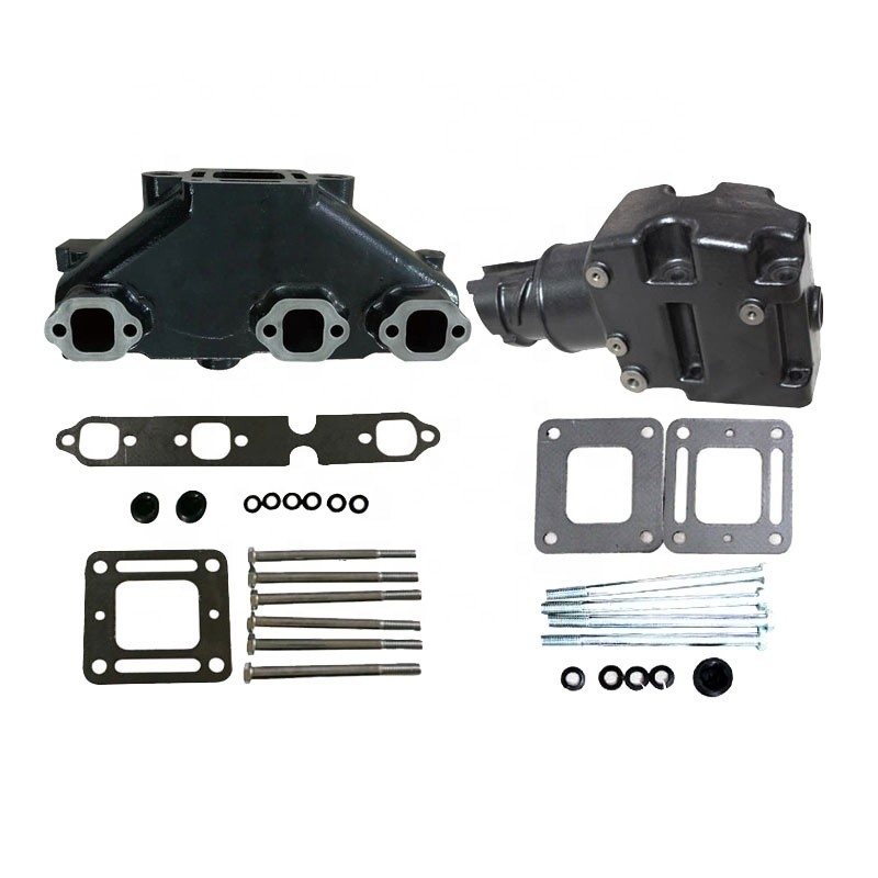 Kit di scarico marino certificato ISO9001 per motore MerCruiser V6
