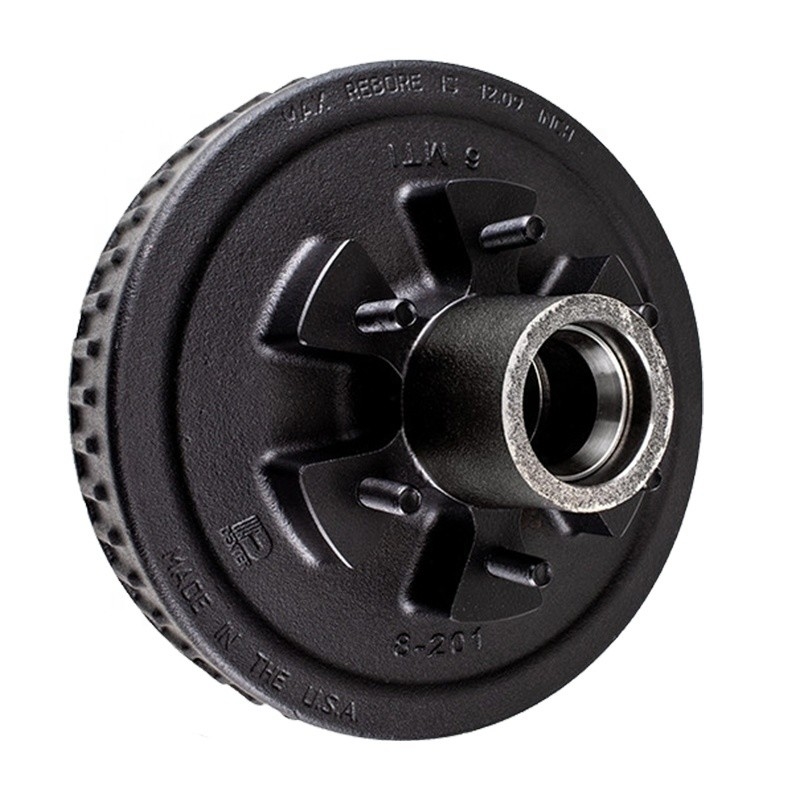 Acciai del rimorchio Parti in ghisa 10&quot; 12&quot; Mobile Home Brake Drum per 3500 7000 libbre Asse