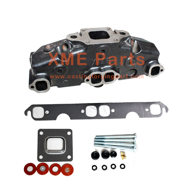 Manifold di scarico di ferro grigio gomito/kit di risalita per MerCruiser 5.0 5.7 V8 305 350 Marina